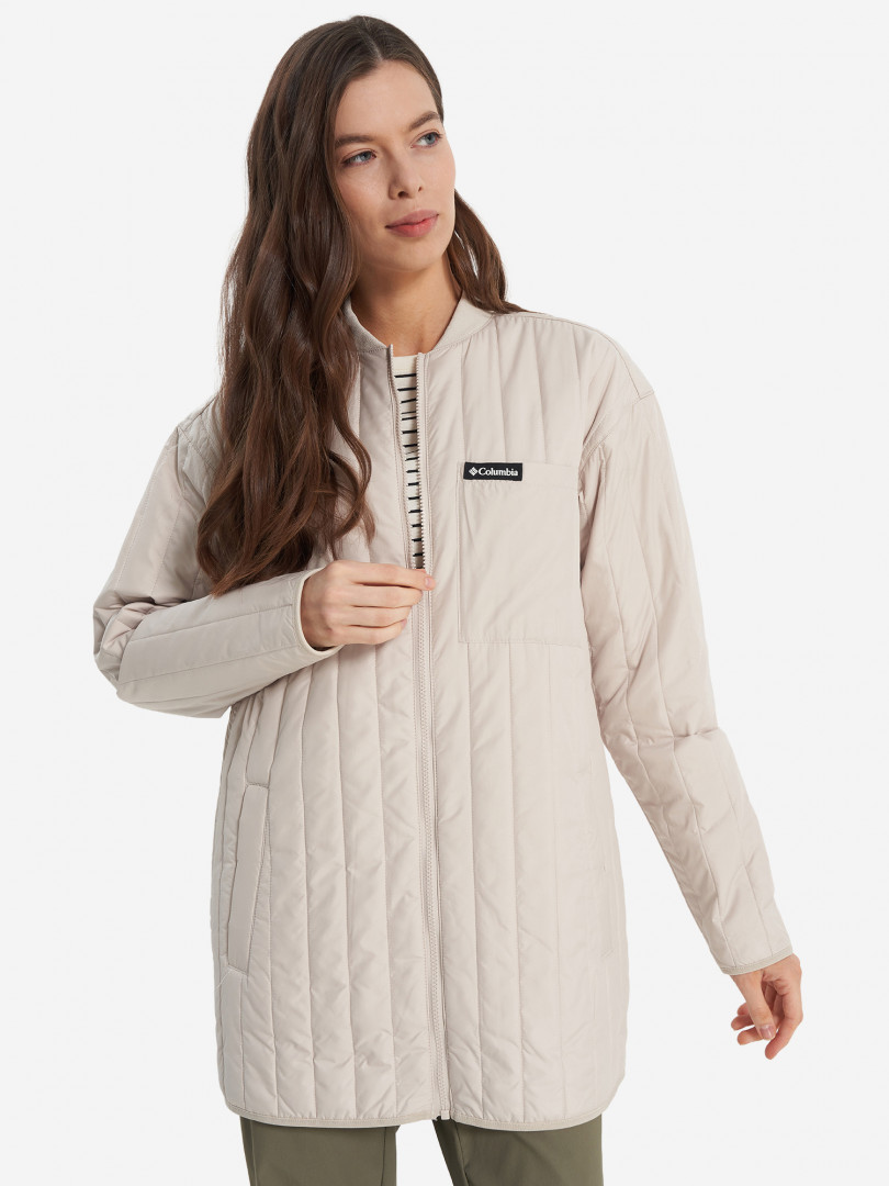 Куртка утепленная женская Columbia Peony Park Overshirt, Бежевый