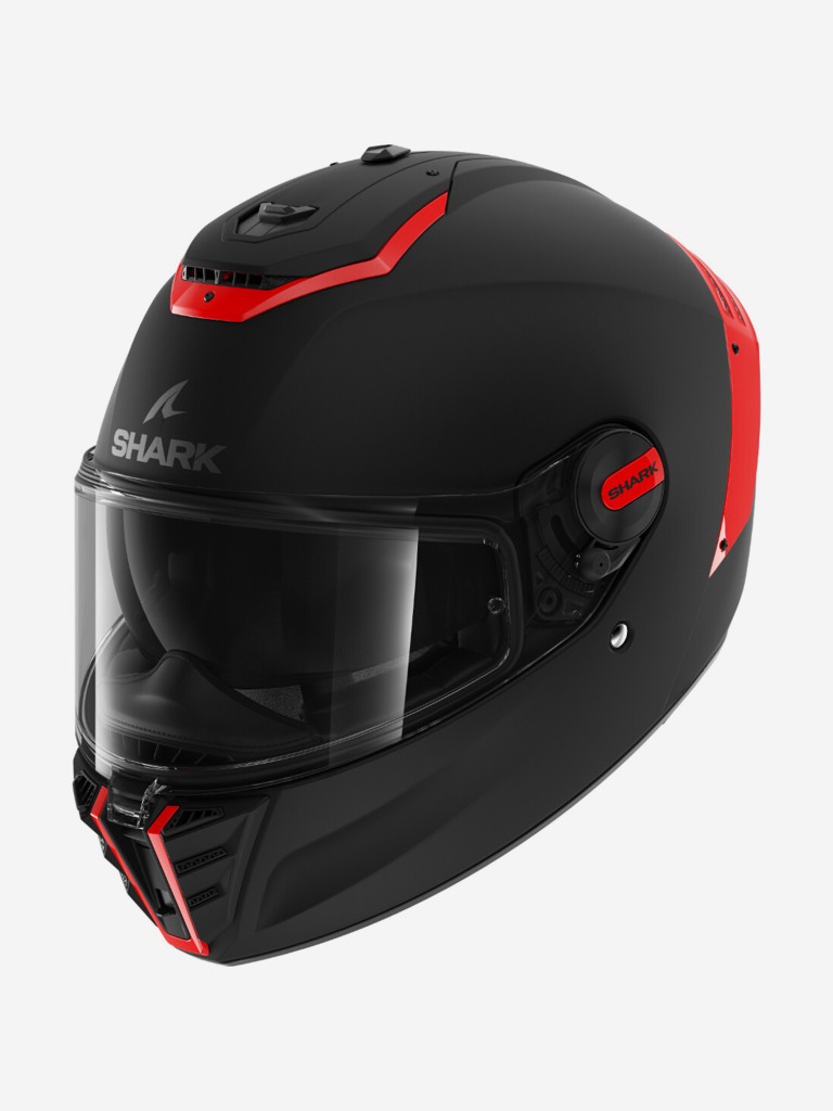 Мотошлем интеграл SHARK SPARTAN RS BLANK MAT Black/Red