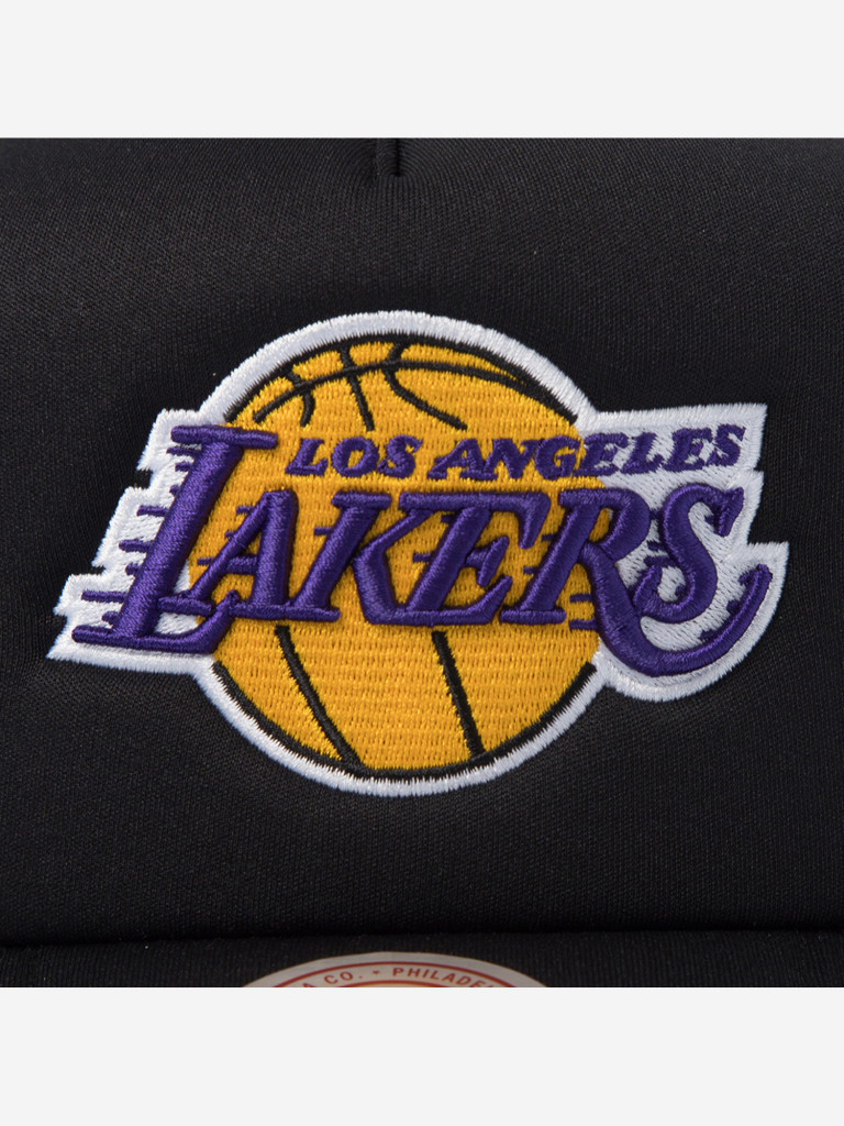 Бейсболка с сеточкой MITCHELL NESS HT11408-LALBLCK Los Angeles Lakers NBA (черный)