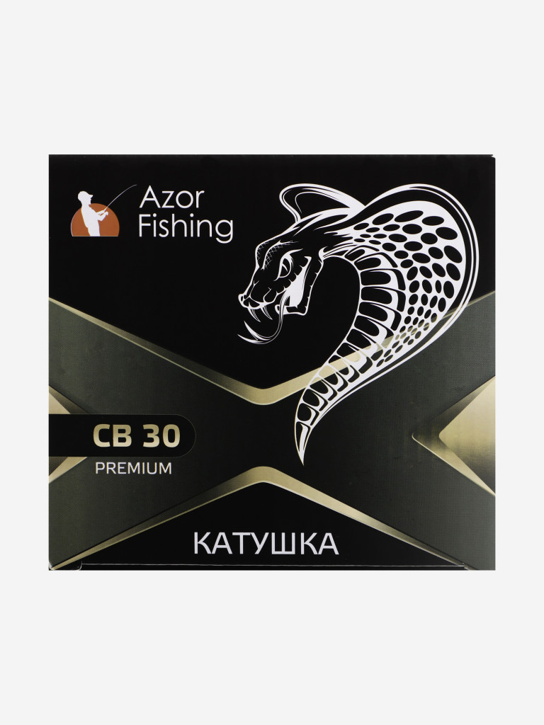 AZOR FISHING Катушка с задним фрикционом СB-30 Премиум, 4п.п, металл.шпуля