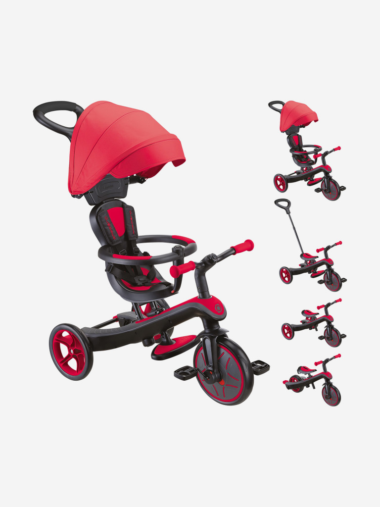 Трехколесный велосипед-беговел Globber TRIKE EXPLORER (4в1)