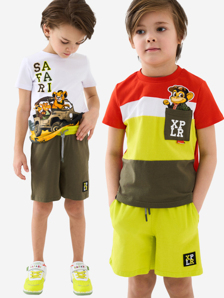 Шорты для мальчиков, 2 шт в комплекте PlayToday