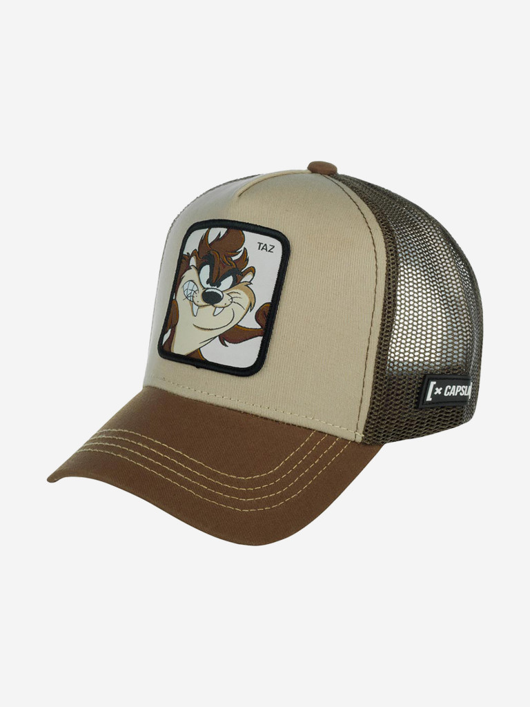 Бейсболка с сеточкой CAPSLAB CL/LOO/1/TAZ2 Looney Tunes Taz (коричневый)