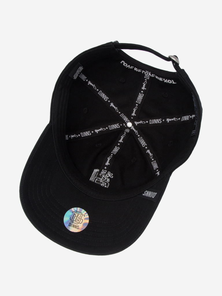 Бейсболка DJINNS Dad Cap LoveMeNot (черный)