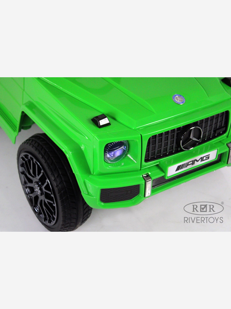 Детский электромобиль RIVERTOYS Mercedes-AMG G63 (G222GG) зеленый