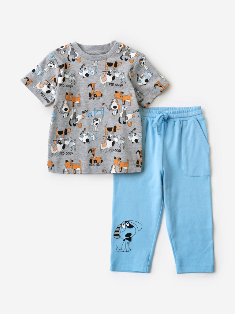 Комплект для мальчиков: футболка, брюки PlayToday