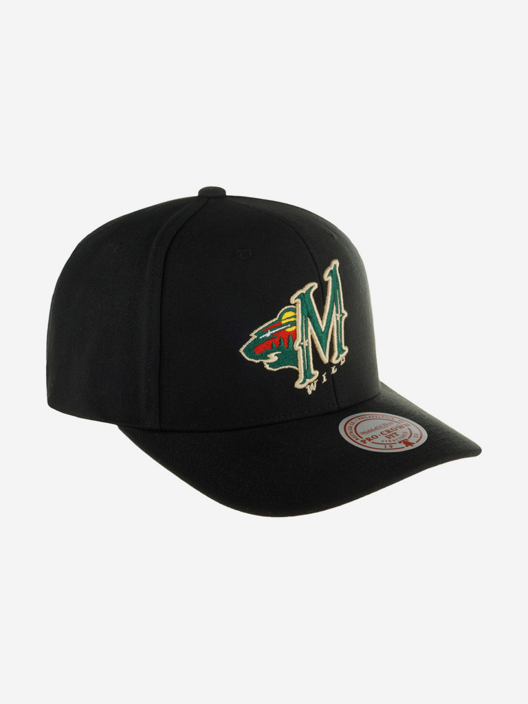 Бейсболка MITCHELL NESS HHSS6644-MWIYYPPPBLCK Minnesota Wild NHL (черный)