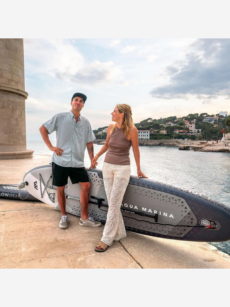 Надувной двухслойный SUP-борд Aqua Marina GLOW, 10'4" 315*79*15 см, сапборд с Подсветкой