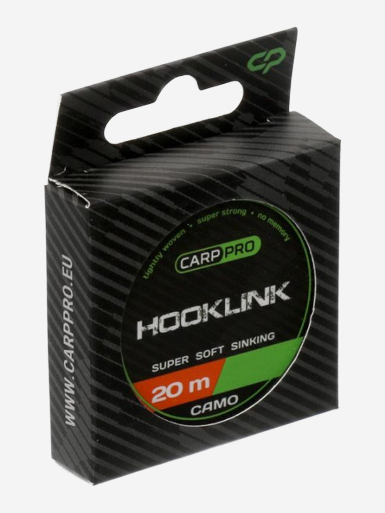 Поводковый материал CARP PRO Sinking Hooklink Camo 10lb 20м