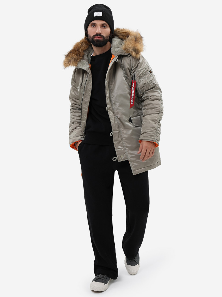 Парка зимняя мужская Slim Fit N-3B Alpha Industries