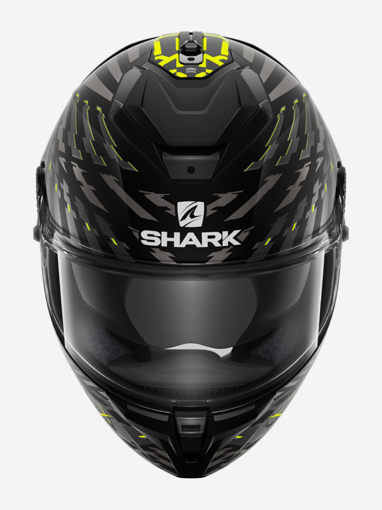 Мотошлем интеграл SHARK SPARTAN GT E-BRAKE BCL. MICR. MAT Black/Grey/Yellow