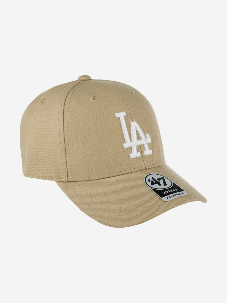 Бейсболка 47 BRAND B-MVP12WBV-KHC Los Angeles Dodgers MLB (бежевый)