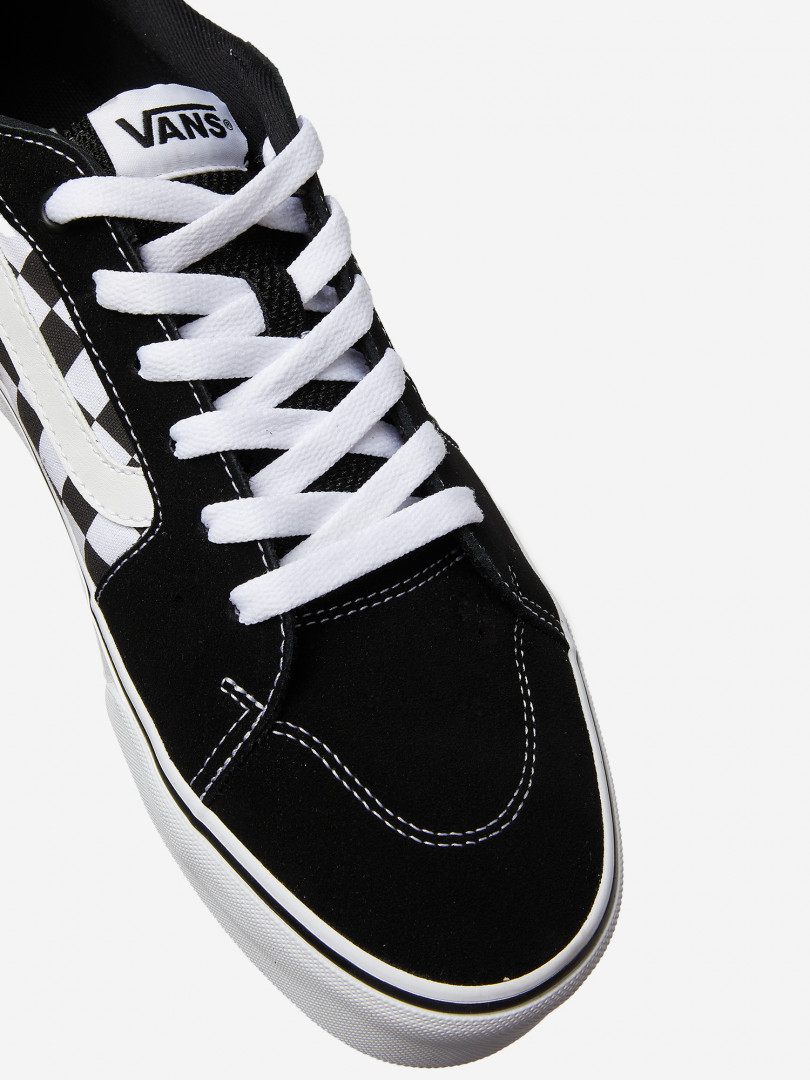 фото Кеды мужские vans mn filmore (checkerboard), черный