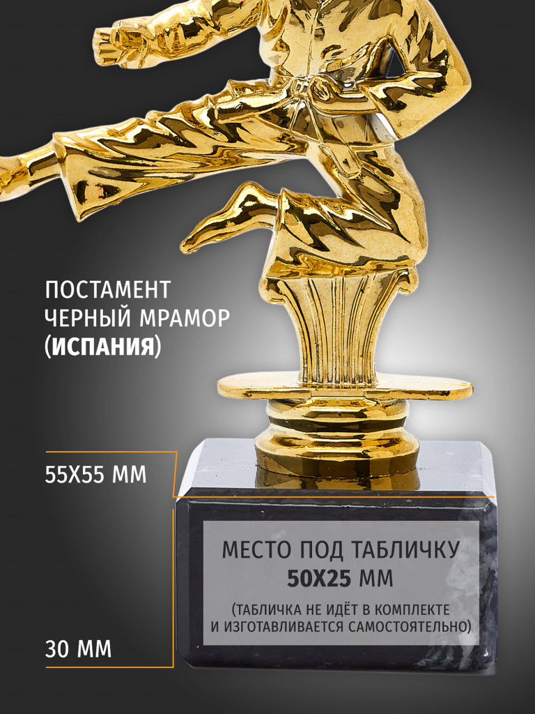 Кубок для награждения победителей Карате 5 шт. Награда для спорта и конкурсов.