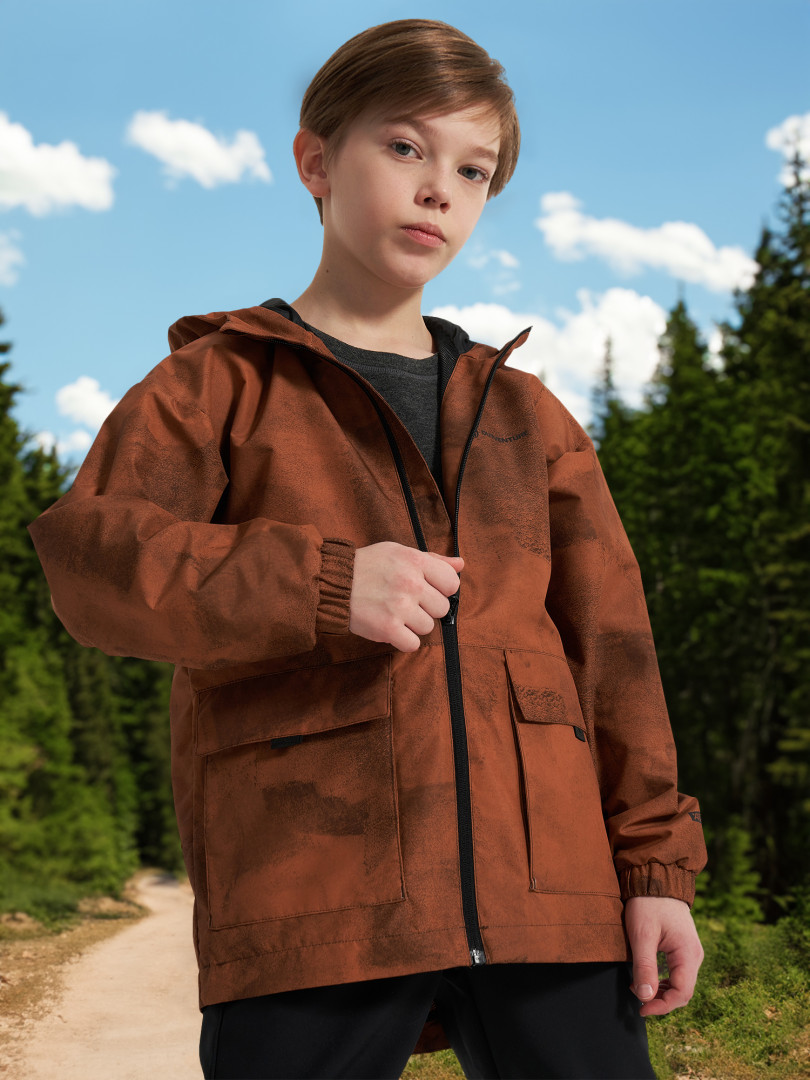 Ветровка для мальчиков Outventure Коричневый 2099₽