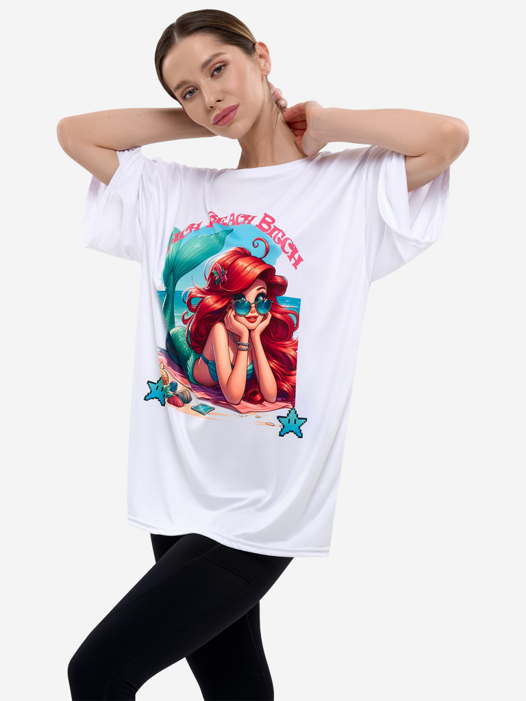 Футболка женская Bona Fide OVERSIZE T-shirt Sassy Mermaid