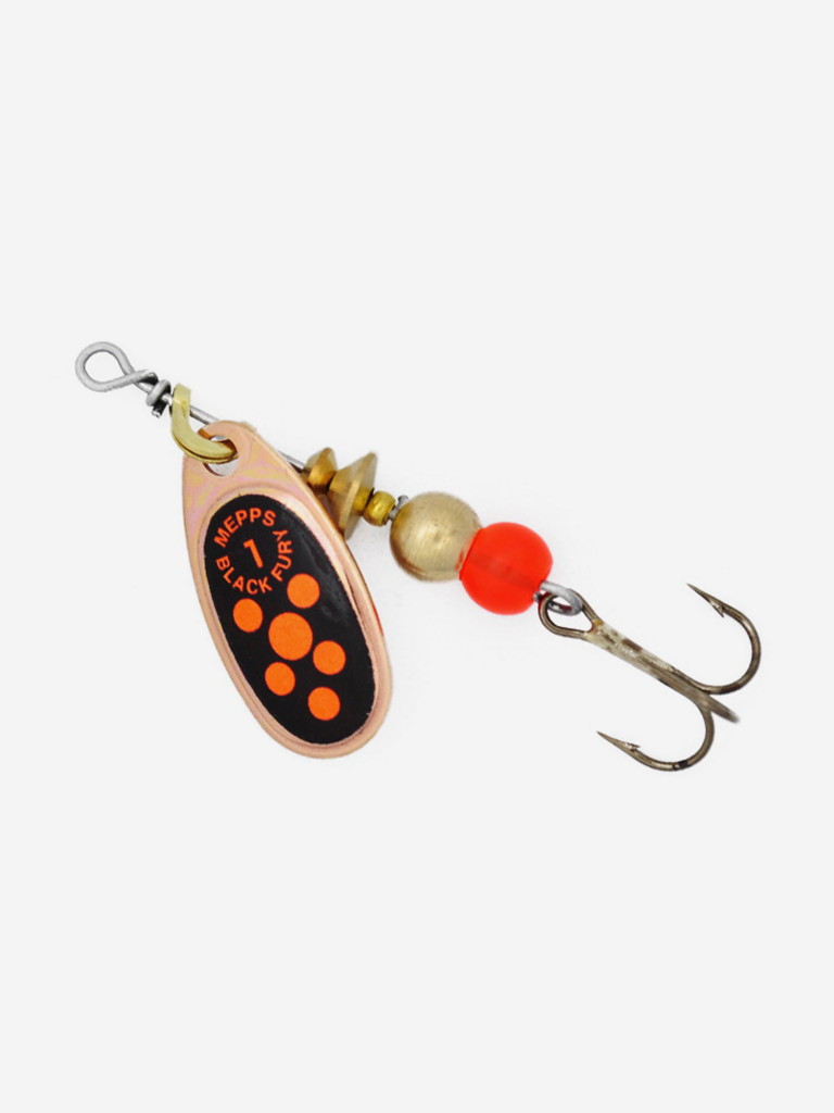 Блесна Mepps BLACK FURY ORANGE CU №1