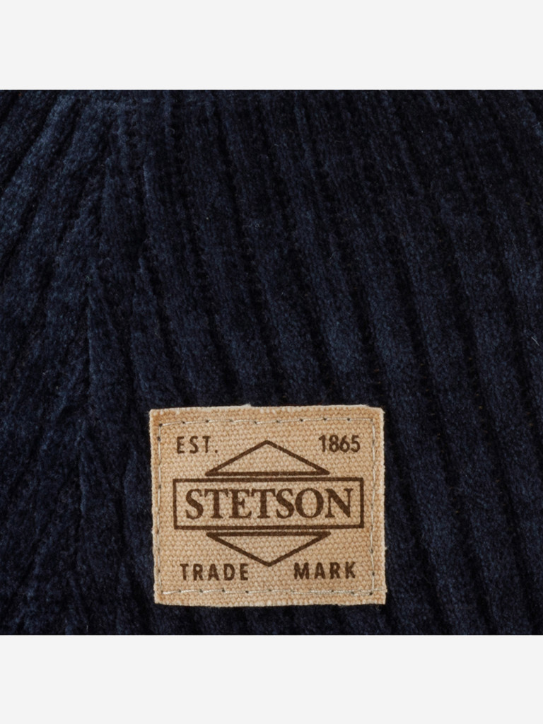 Панама STETSON 1895104 BUCKET CORDUROY JERSEY (синий)