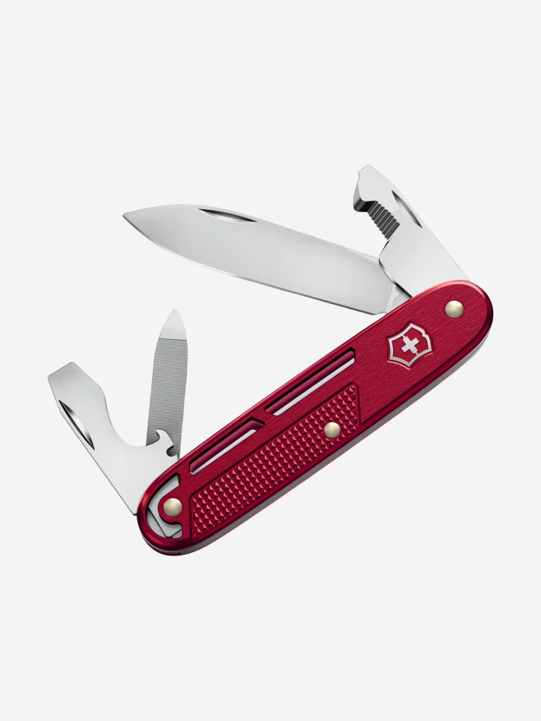 Нож Victorinox Synergy Alox, 163 мм, 9 функций, красный