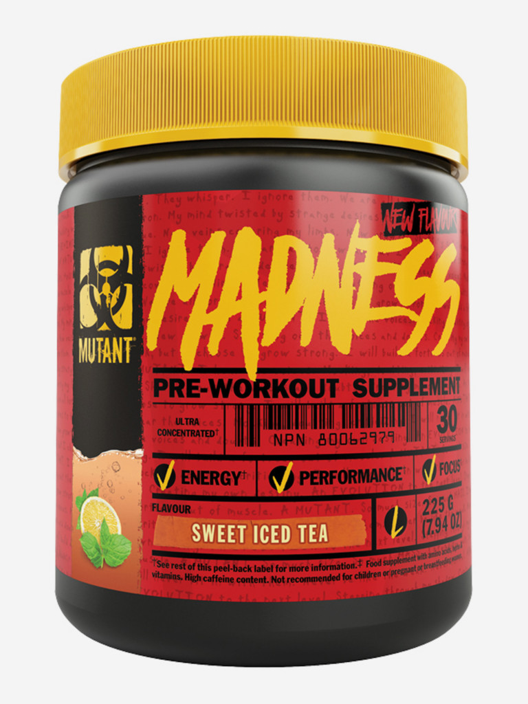 Предтренировочный комплекс Mutant Madness, 225 г, Сладкий ледяной чай