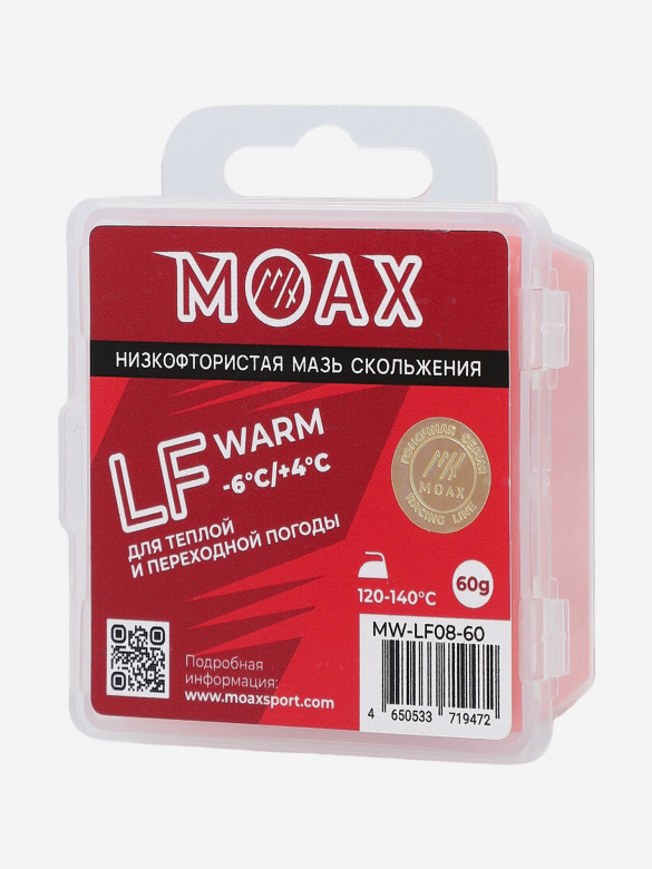 Мазь скольжения для беговых лыж Moaxsport LF Warm, 60 г