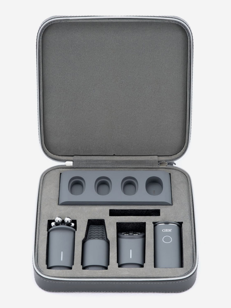 Прибор многофункциональный для лица с насадками GESS THE ONE, уз-чистка, микротоки, RF-лифтинг, роликовый массаж