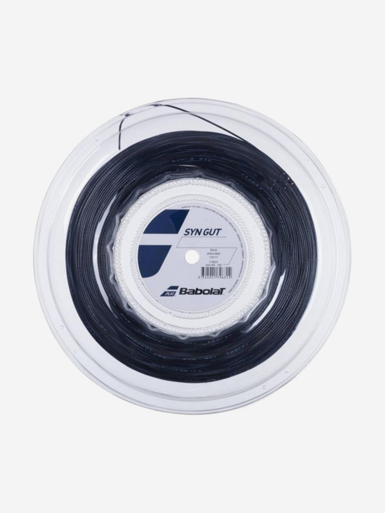 Струна теннисная синтетическая Babolat SYN GUT 200 метров, черный (105VN), 130