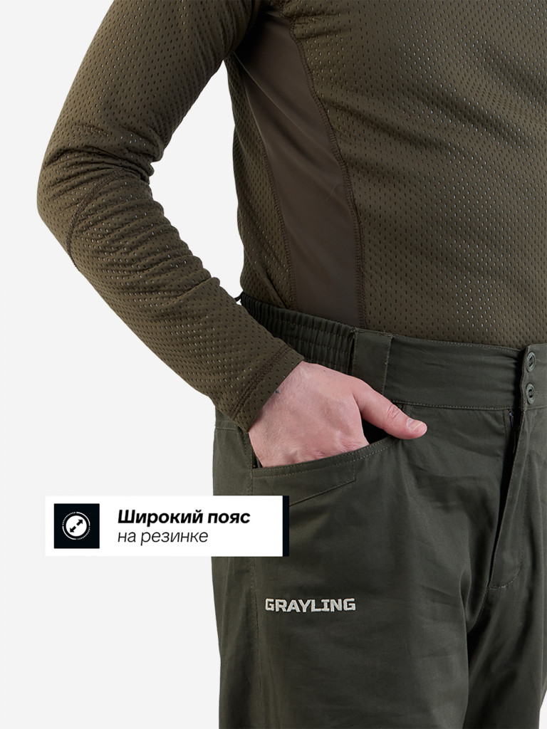 Костюм летний мужской для охоты и рыбалки Оазис GRAYLING , хаки