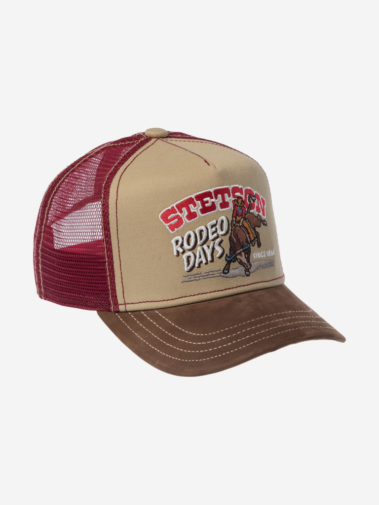 Бейсболка с сеточкой STETSON 7741107K TRUCKER CAP RODEO DAYS (бежевый)