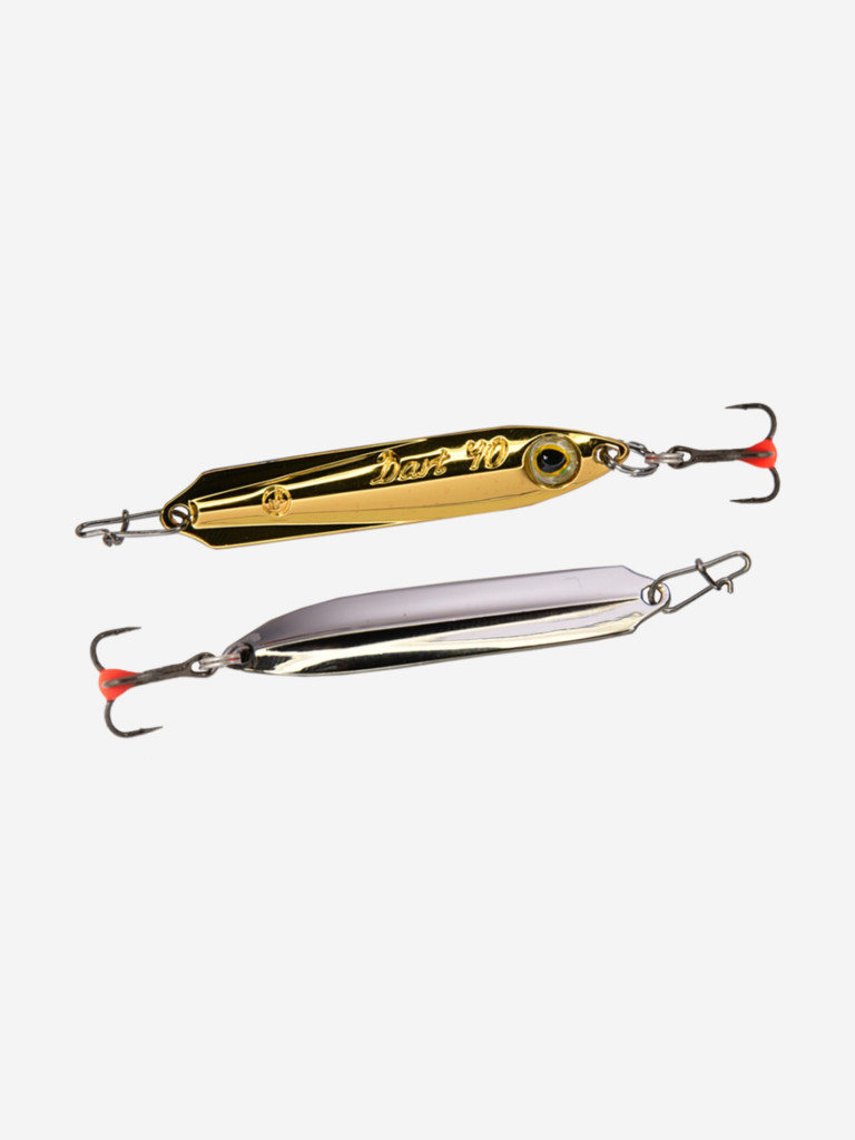 Блесна для рыбалки ECOPRO Dart, 40мм, 3г, S/G, ветрикальная, на судака, щуку, окуня.