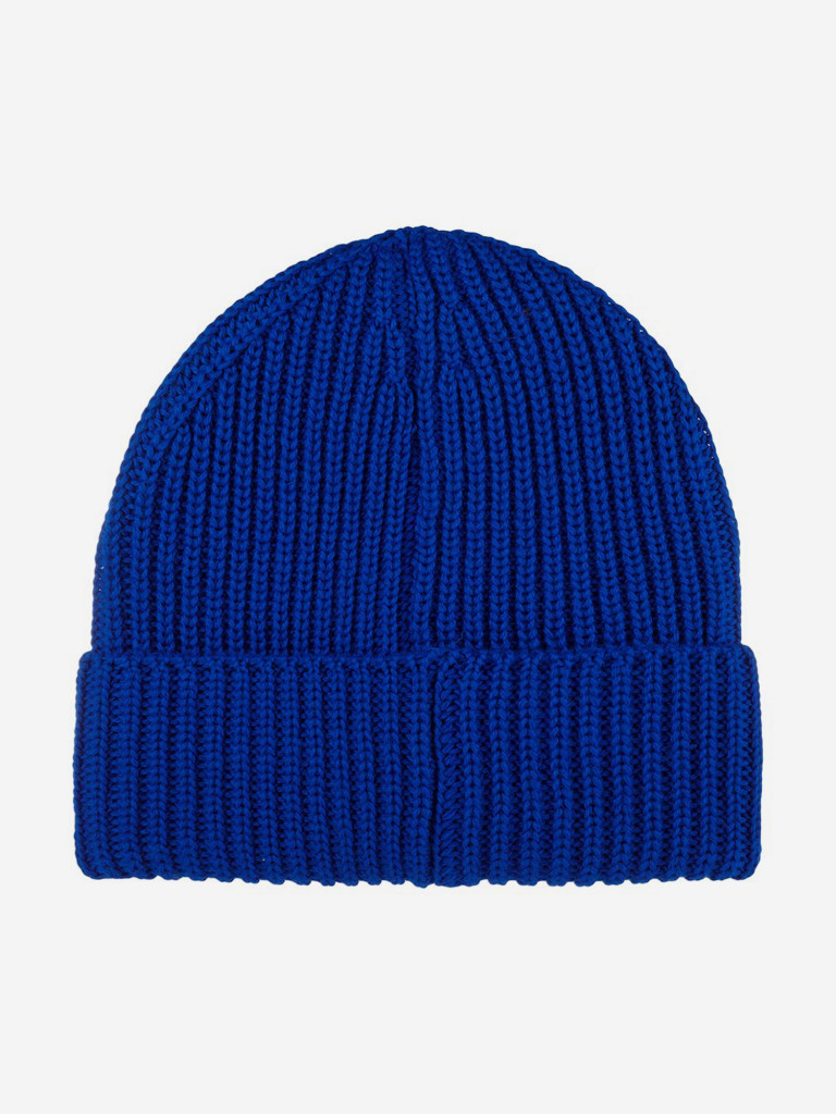Шапка с отворотом STETSON 8599344 BEANIE WOOL/ACRYLIC (синий)