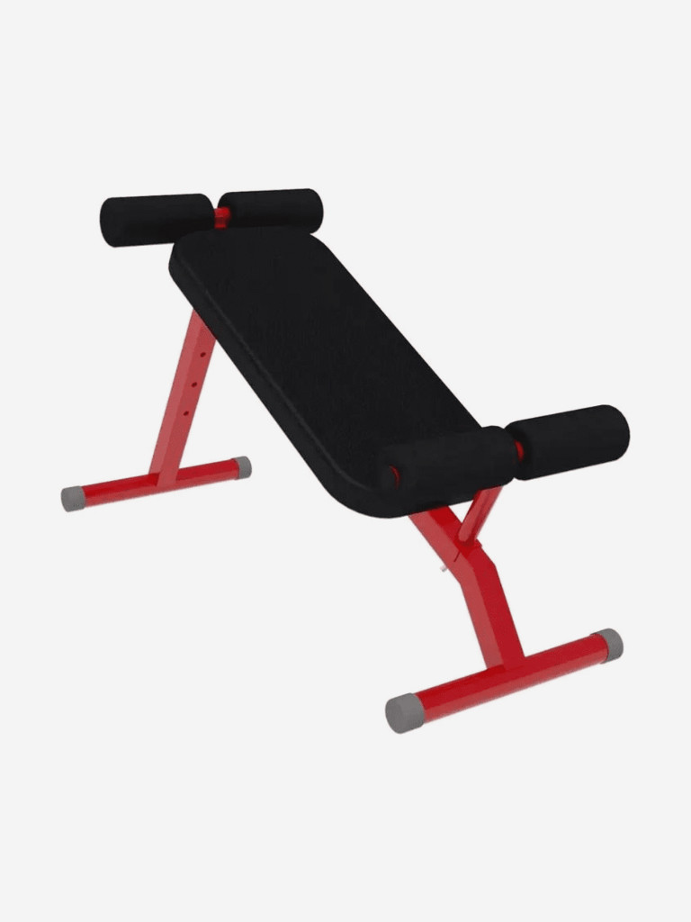 Скамья 2в1 Sportlim Пресс + Гиперэкстензия Красная