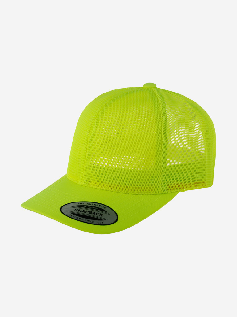Бейсболка с сеточкой FLEXFIT 6360 (зеленый)