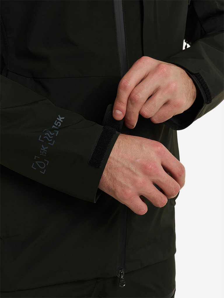 Куртка мембранная мужская HUT KIVACH для охоты, темно-зеленая