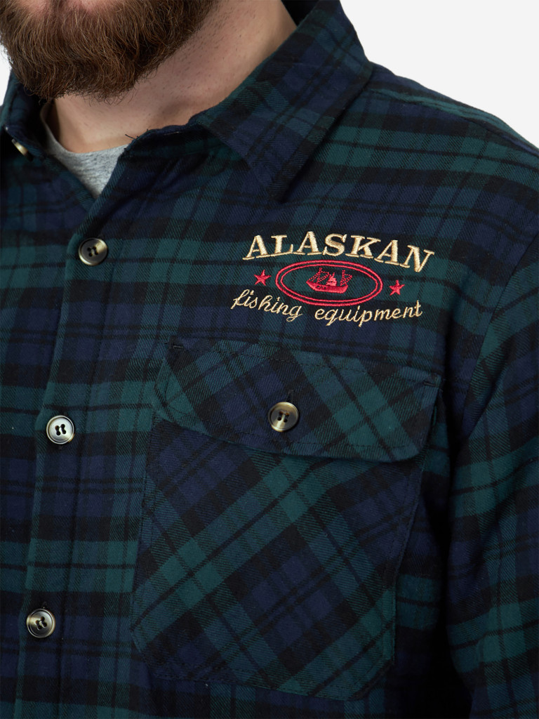 Рубашка мужская Alaskan утепленная с меховой подкладкой для рыбалки и охоты