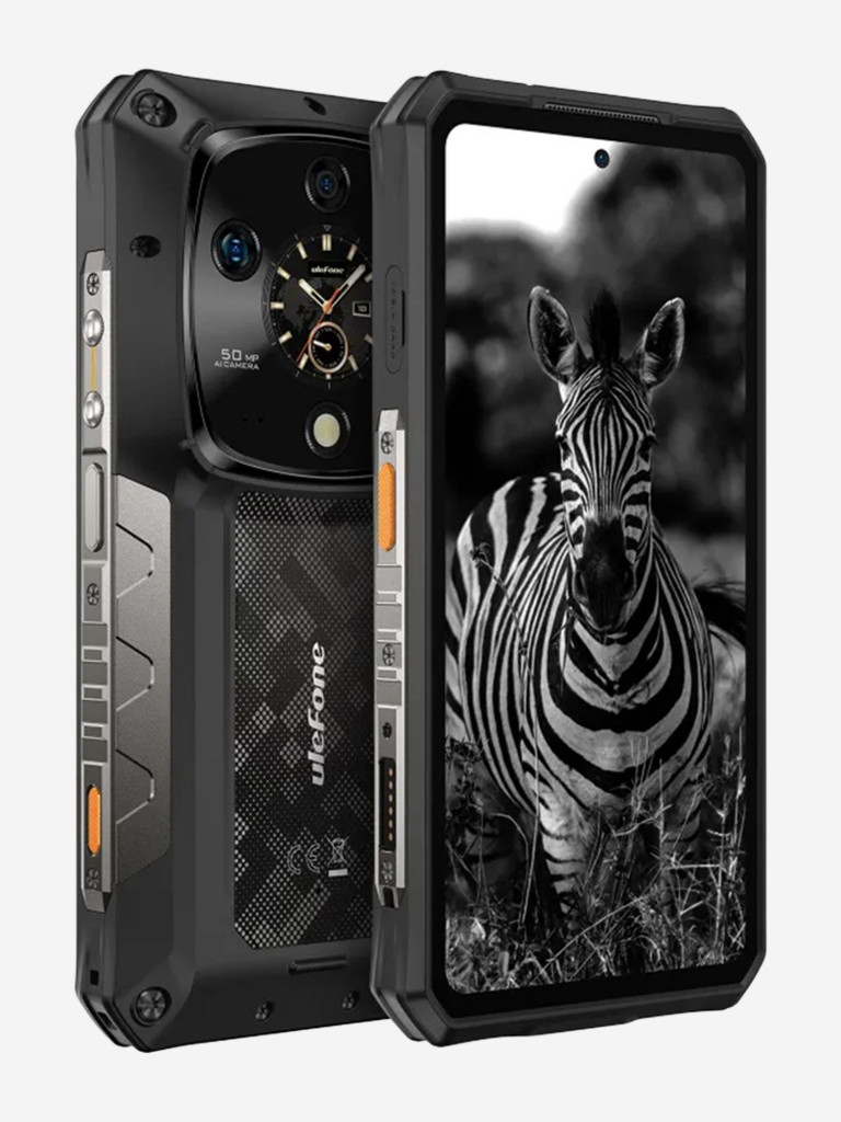 Смартфон Ulefone Armor 28 Ultra 16+1TB Black, 6.67”, AMOLED, FHD+, 1.04” 340x340, MTK9300+, Андроид 15, 50+50+64, 50, 10600mAh, 5G, uSmart