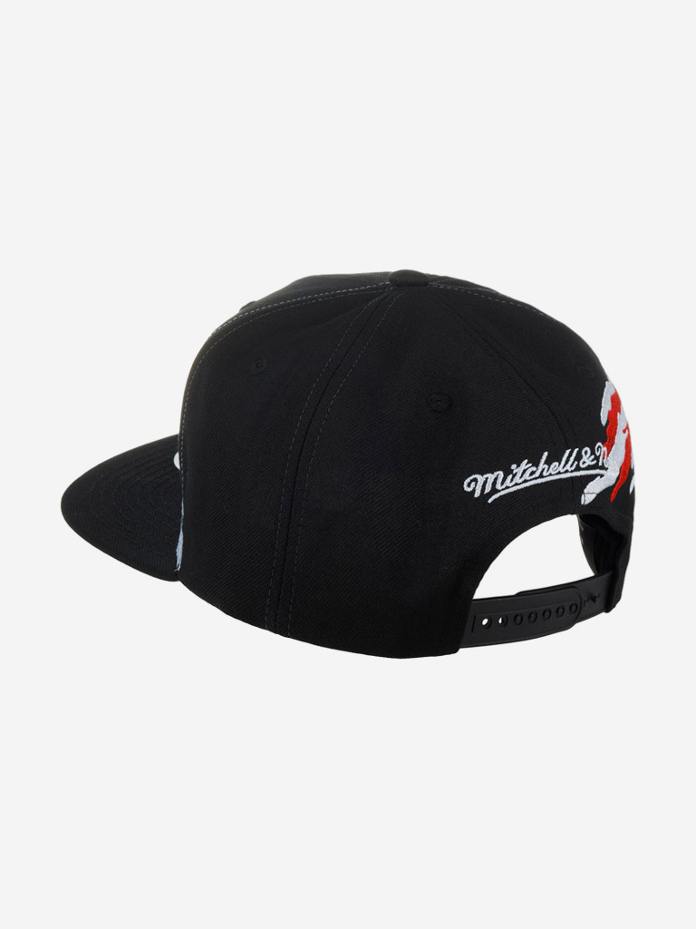 Бейсболка с прямым козырьком MITCHELL NESS 6HSSSH22087-DRWBLCK Detroit Red Wings NHL (черный)