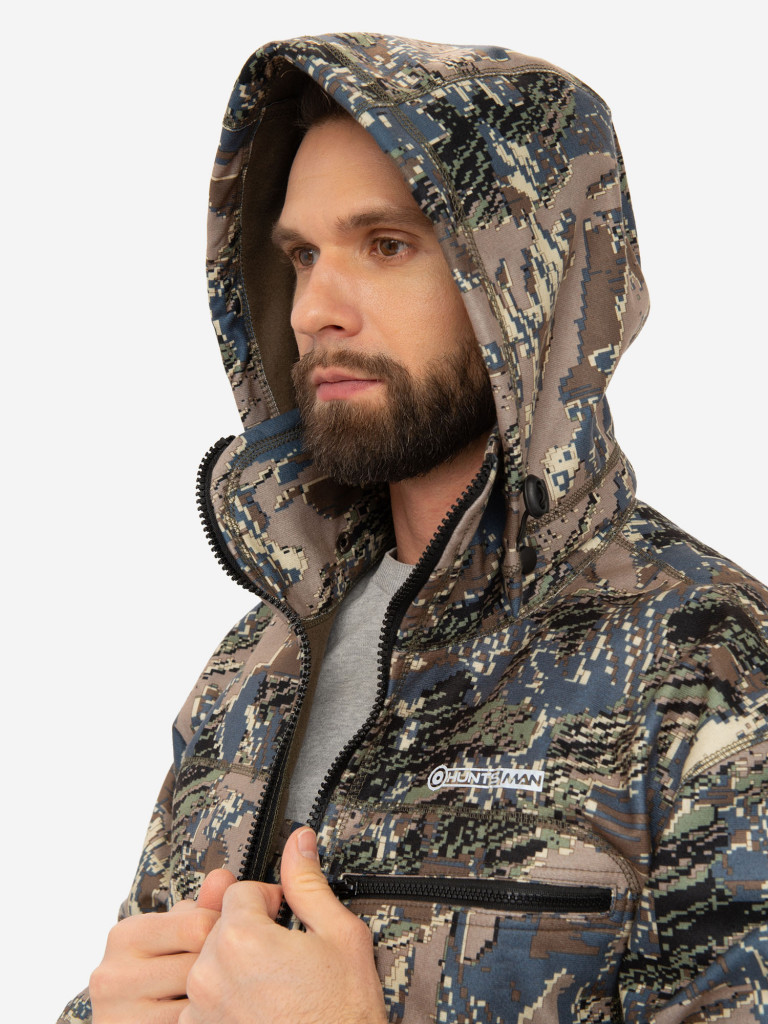 Костюм мужской демисезонный Huntsman Никс Люкс, ткань Alova Windblock