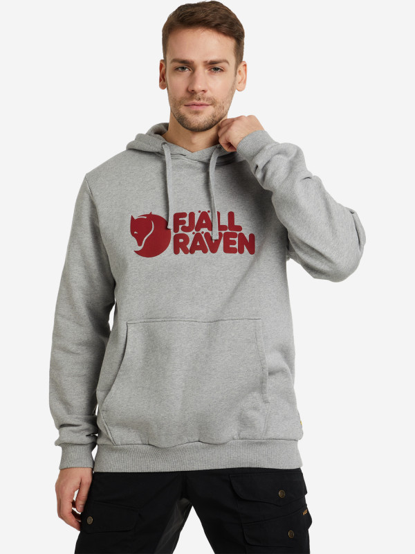 Худи мужская Fjallraven Logo серый цвет — купить за 15999 руб., отзывы в интернет-магазине Спортмастер