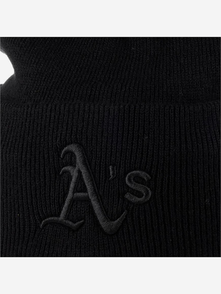 Шапка с отворотом 47 BRAND B-HYMKR18ACE Oakland Athletics MLB (черный)