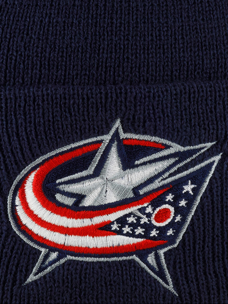 Шапка с отворотом AMERICAN NEEDLE 21019A-CBJ Columbus Blue Jackets Cuffed Knit NHL (синий)