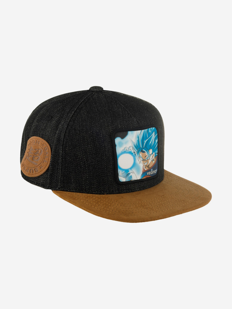 Бейсболка с прямым козырьком CAPSLAB CL/DBS5/1/CF/FUS Dragon Ball Vegito (черный)