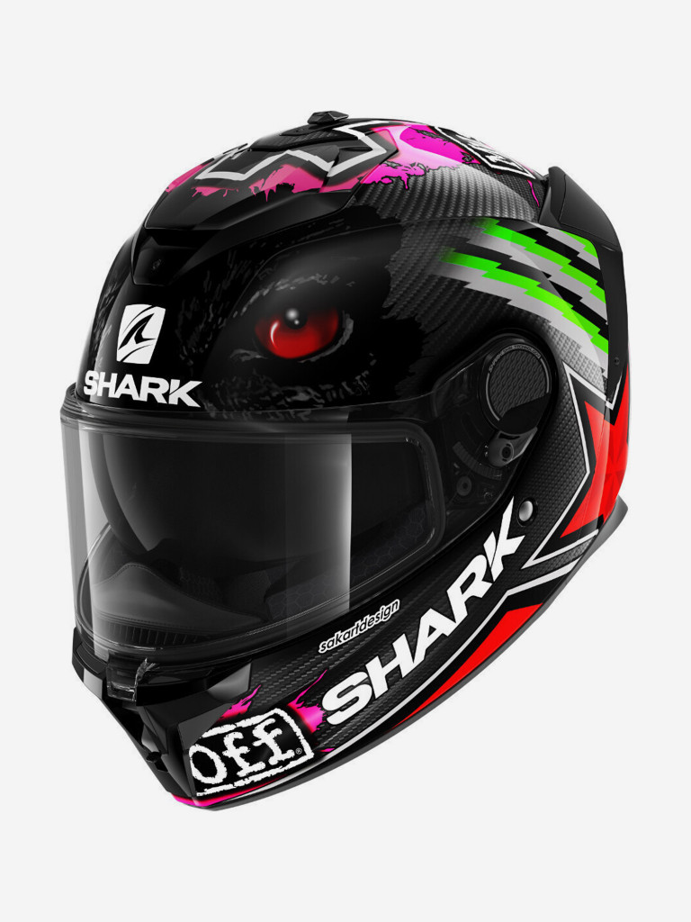 Мотошлем интеграл SHARK SPARTAN GT CARBON REDDING