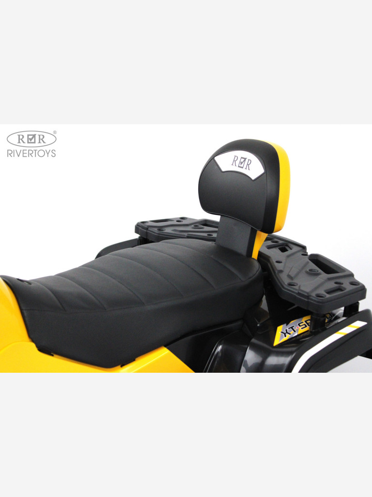 Детский электроквадроцикл RIVERTOYS T001TT 4WD желтый