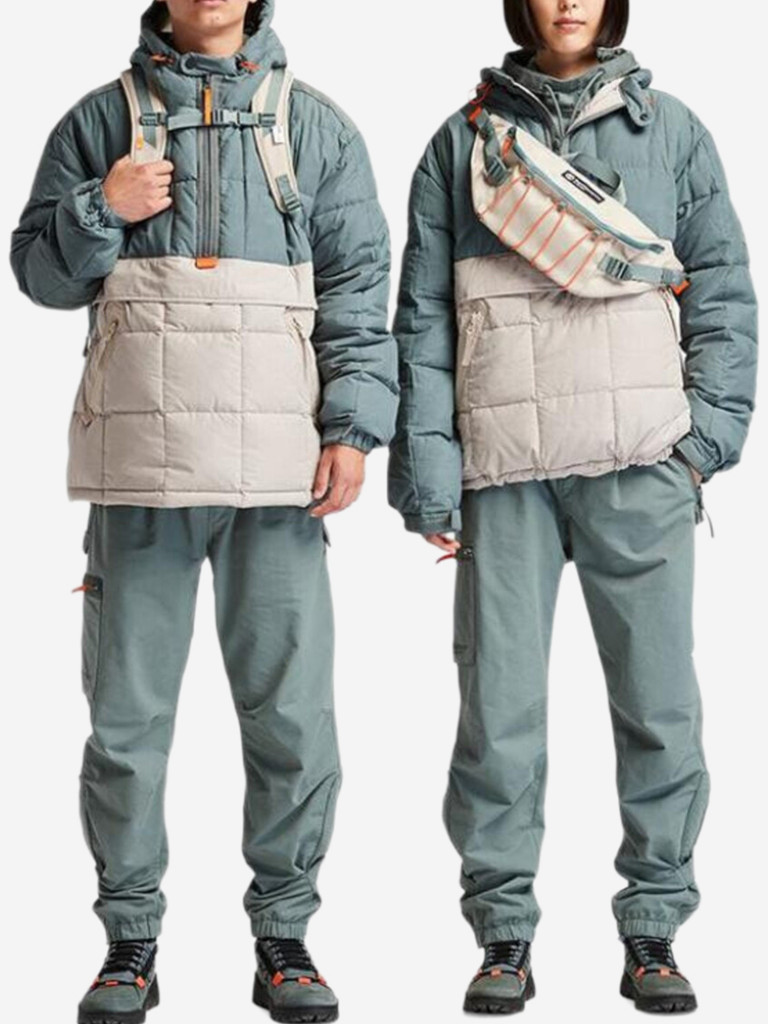 Пуховик Timberland Down Jackets Unisex Green/Sand
