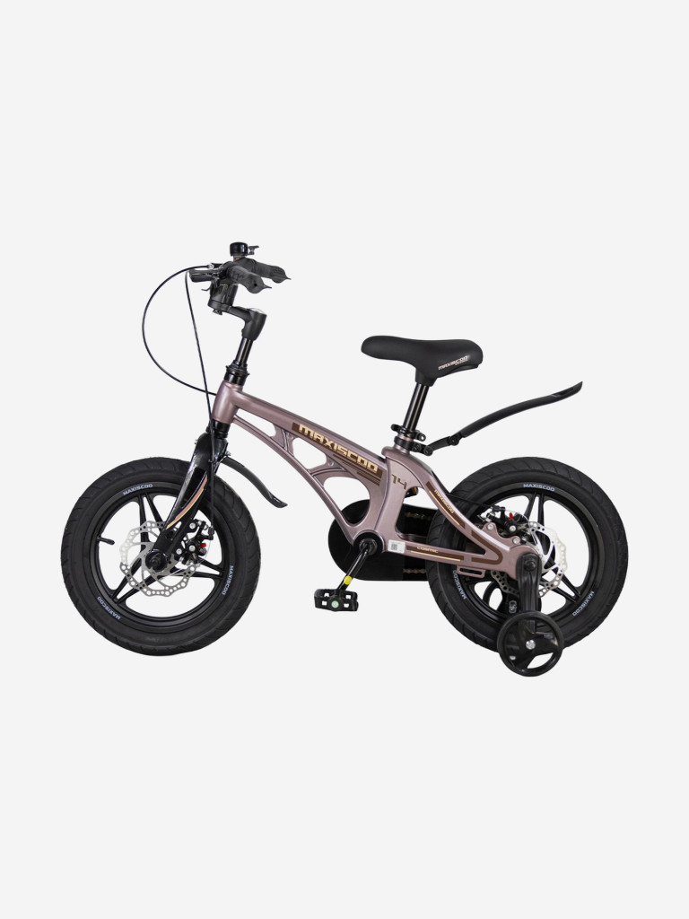 Велосипед детский Maxiscoo COSMIC Deluxe Plus 14'' бронзовый матовый, 2026