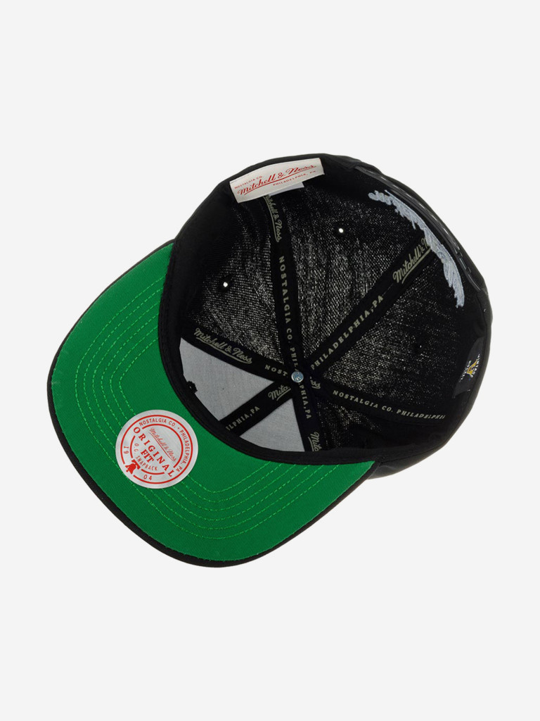 Бейсболка с прямым козырьком MITCHELL NESS 6HSSSH22089-PPEBLCK Pittsburgh Penguins NHL