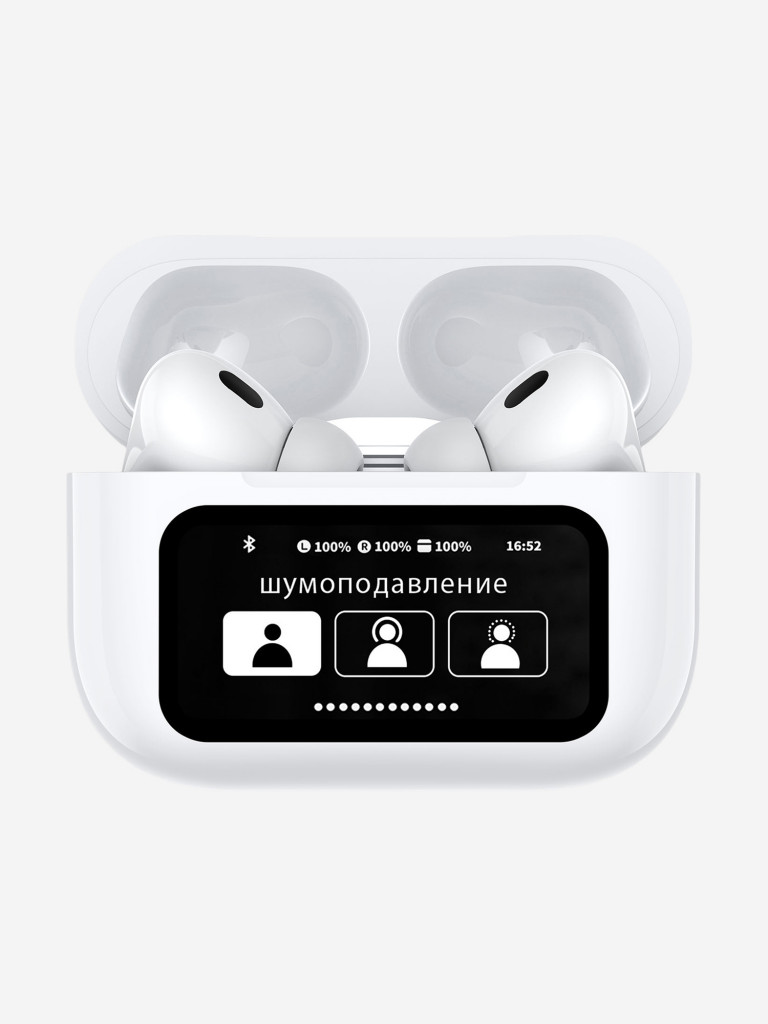 Беспроводные наушники с микрофоном Air Pro 3, шумоподавление ANC, bluetooth 5.3, 350 мАч, LCD