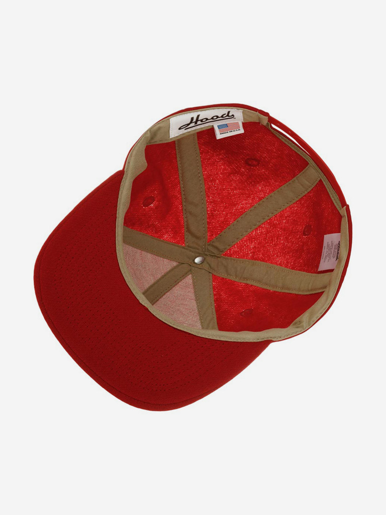 Бейсболка с прямым козырьком HOOD 100-MWL003-NY046-CM Spread Love III (красный)