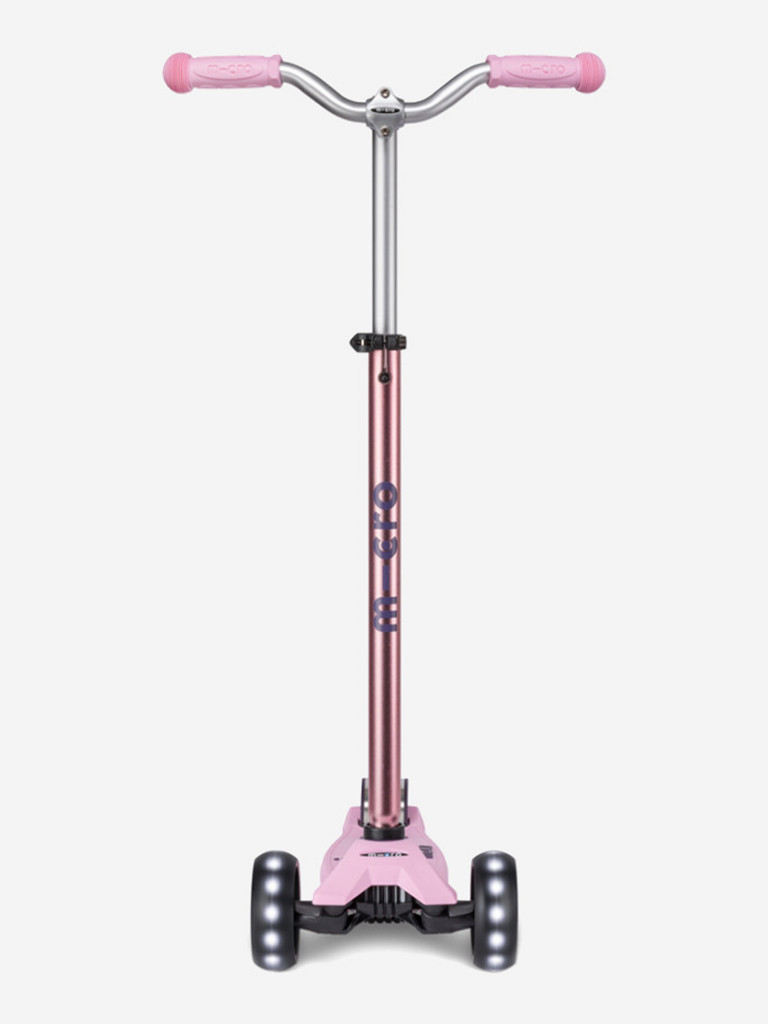 Самокат Micro Maxi Deluxe Pro Led Пудровый 2026